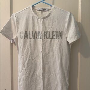 Calvin Klein White Short Sleeve Tee